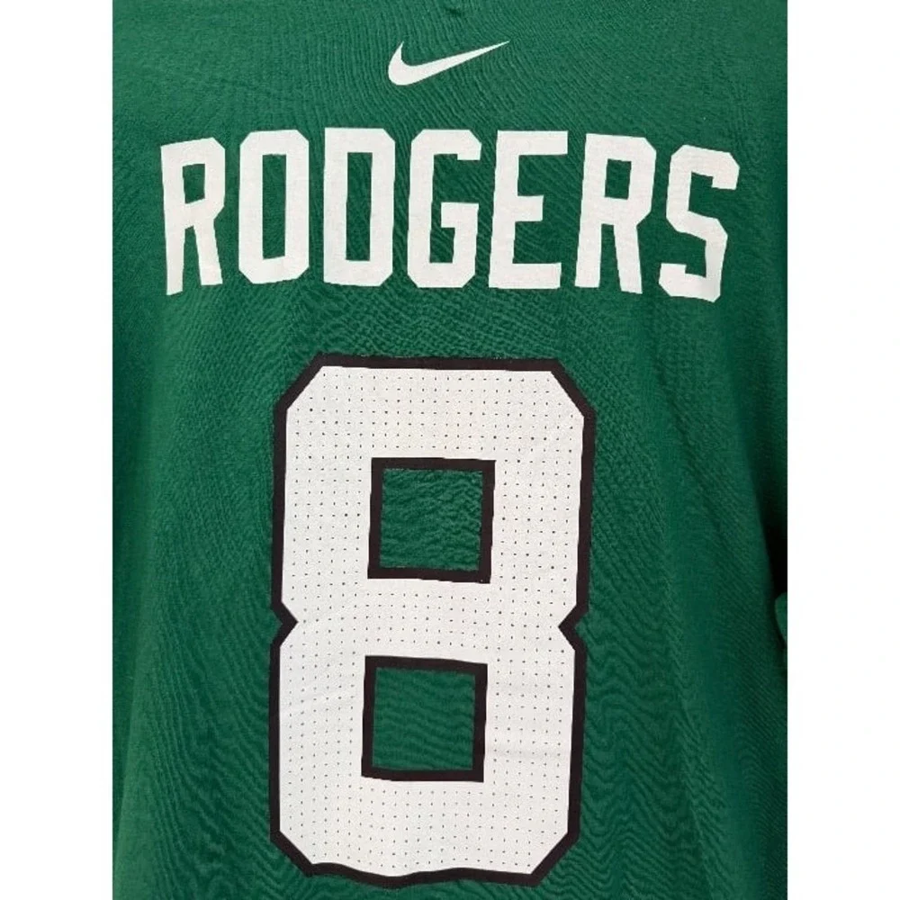 Aaron Rodgers NY Jets Shirt Jersey #8 Mens Size XL- NWT- *Small pinhole see pic